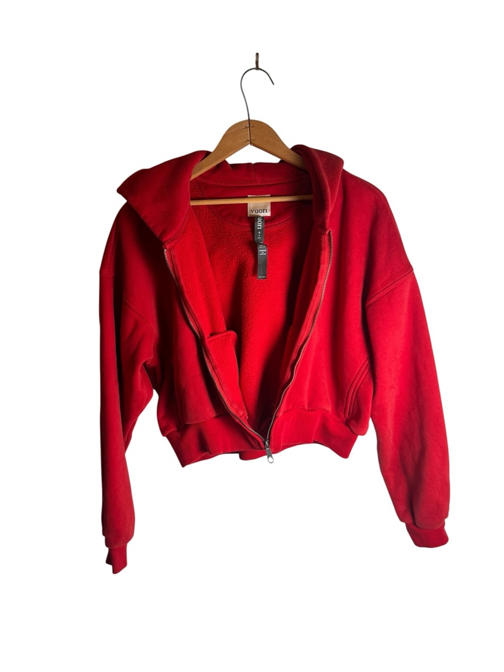 Vuori Women's Sedona Classic Full Zip Jacket Crimson Red S - Picture 5 of 9